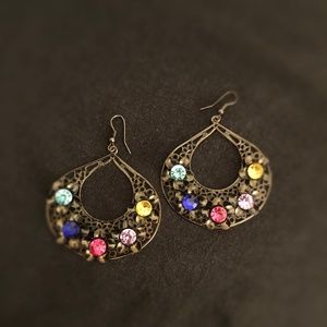 Jeweled earrings!